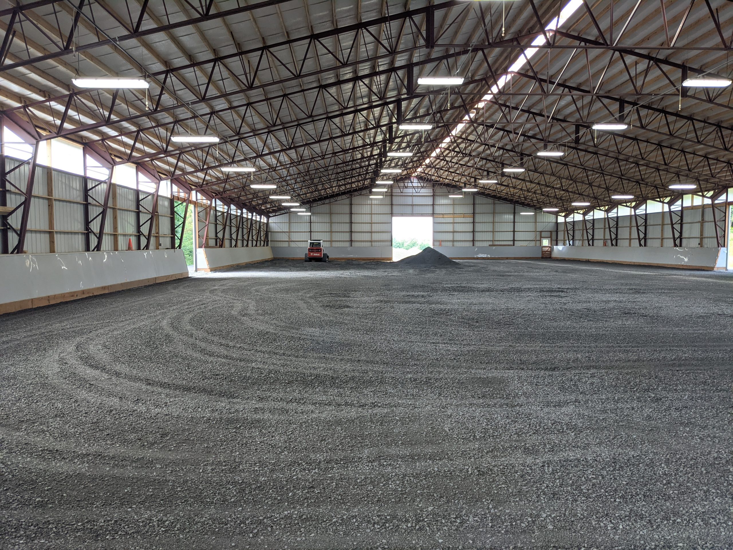 indoor horse lot